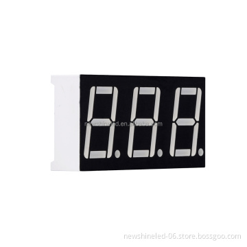 0.8 Inch 3 Digit Large LED 7 Segment Display DIP White LED Segment